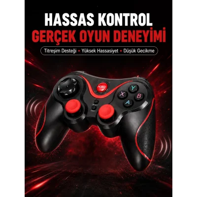 BUĞZ Profesyonel Oyuncu Kablosuz Gamepad Çoklu Cihaz Desteği