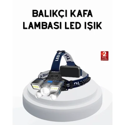 BUĞZ Profesyonel Şarjlı LED Far – IPX5 Suya Dayanıklı, 4 Işık Modu, Hareket Sensörlü