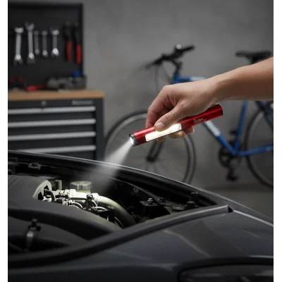 BUĞZ Profesyonel Şarjlı Mıknatıslı El Feneri Oto Feneri Çok Amaçlı Aydınlatma Çözümü