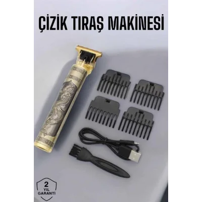 BUĞZ Profesyonel Şarjlı Saç ve Sakal Şekillendirici Çizik Tıraş Makinesi - Lisinya