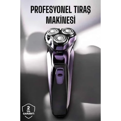  Profesyonel Şarjlı Saç ve Sakal Tıraş Makinesi Hassas Kesim