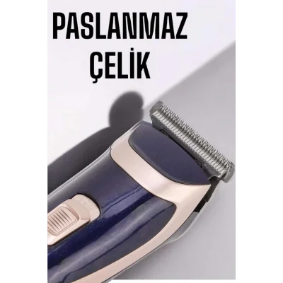 BUĞZ Profesyonel Şarjlı Saç ve Sakal Traş Makinesi Kolay Kullanım