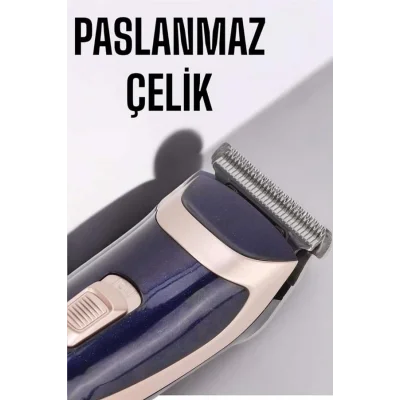  Profesyonel Şarjlı Saç ve Sakal Traş Makinesi Kolay Kullanım
