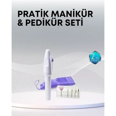 BUĞZ Profesyonel Tırnak Matkap Seti – Ayarlanabilir Hız, Düşük Gürültü ve Kompakt Tasarım