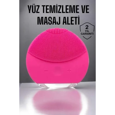 BUĞZ Profesyonel Yüz Temizleme Masaj Aleti Su Geçirmez, Kablosuz Şarj Özellikli Kolay Temizlenebilir Yeni Nesil - BUĞZ