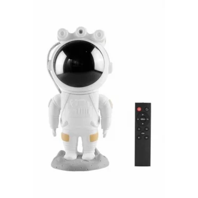 BUĞZ Projeksiyon Astronot Lamba Speaker Sevimli Astronot Bluetooth Hoparlör