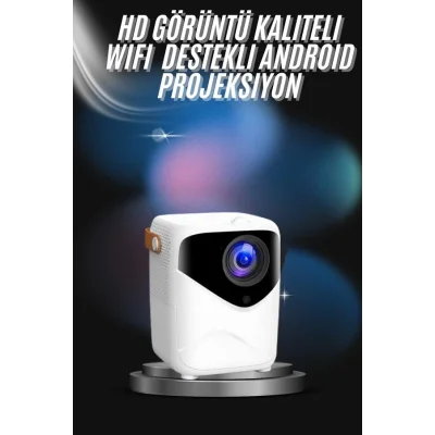 BUĞZ Projeksiyon Ev Sineması Bluetooth 4k HD Kaliteli Görüntü Kumandalı - Lisinya