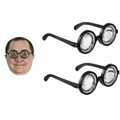 BUĞZ Psikopat Gözlüğü - Şişe Dibi Gözlük