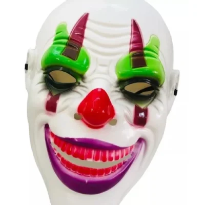  Psikopat Palyaço Temalı Joker Maskesi