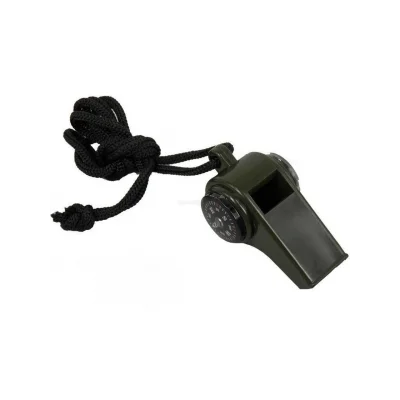 BUĞZ Pusulalı Termometreli Acil Durum Düdüğü ( 3 İn 1)