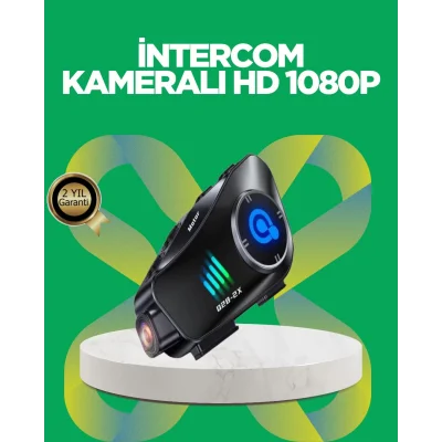  Q28 Bluetooth Kask Kulaklık 1080P Kamera – Su Geçirmez Motosiklet Interkom