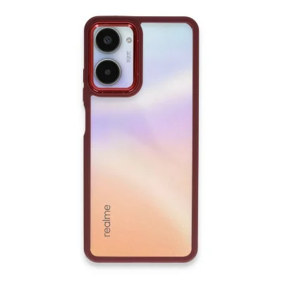 BUĞZ Realme 10 Pro 5g Kılıf Dora Kapak - Kırmızı