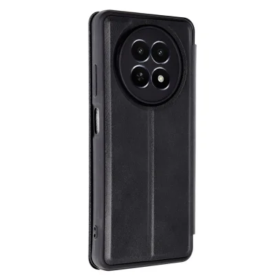 BUĞZ Realme 12 5g Kılıf Flip Cover - Siyah