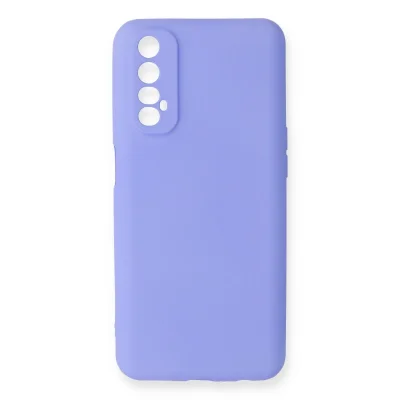 BUĞZ Realme 7 Kılıf First Silikon - Lila