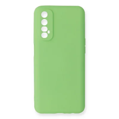 BUĞZ Realme 7 Kılıf First Silikon - Yeşil