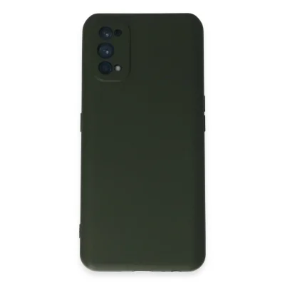 BUĞZ Realme 7 Pro Kılıf Nano İçi Kadife Silikon - Koyu Yeşil