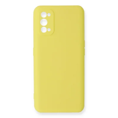 BUĞZ Realme 7 Pro Kılıf Nano İçi Kadife Silikon - Sarı