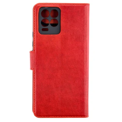 BUĞZ Realme 8 Pro Kılıf Trend S Plus Kapaklı Kılıf - Kırmızı