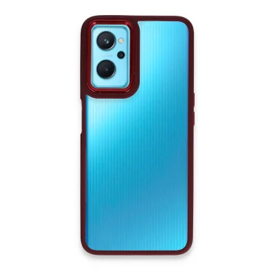 BUĞZ Realme 9i 4g Kılıf Dora Kapak - Kırmızı