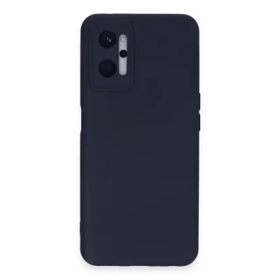 BUĞZ Realme 9i 4g Kılıf Nano İçi Kadife Silikon - Lacivert