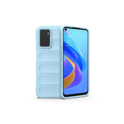 BUĞZ Realme 9i 4g Kılıf Optimum Silikon - Sky Blue