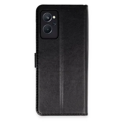 BUĞZ Realme 9i 4g Trend S Plus Kapaklı Kılıf - Siyah