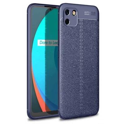 BUĞZ Realme C11 Kılıf Auto Focus Kapak - Lacivert