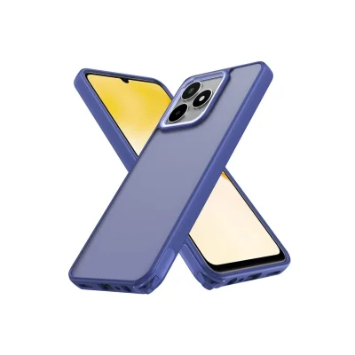 BUĞZ Realme C53 Kılıf Elegant Kapak - Açık Mavi