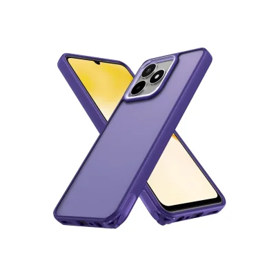 BUĞZ Realme C53 Kılıf Elegant Kapak - Derin Mor