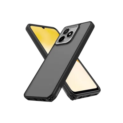 BUĞZ Realme C53 Kılıf Elegant Kapak - Siyah