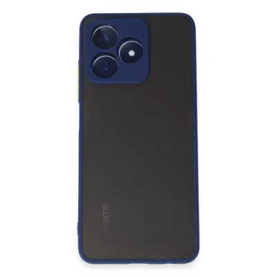 BUĞZ Realme C53 Kılıf Montreal Silikon Kapak - Lacivert