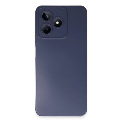 BUĞZ Realme C53 Kılıf Nano İçi Kadife Silikon - Lacivert