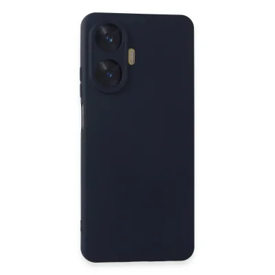 BUĞZ Realme C55 Kılıf Nano İçi Kadife Silikon - Lacivert