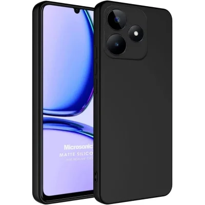 BUĞZ Realme C61 Kılıf First Silikon - Siyah