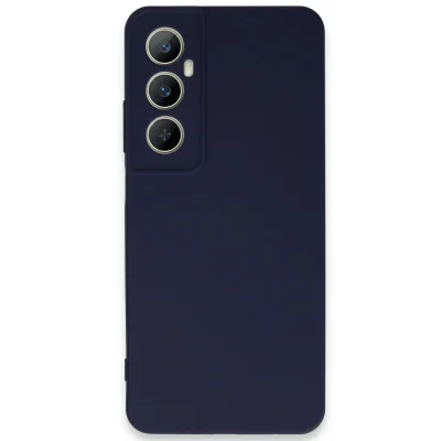 BUĞZ Realme C65 Kılıf First Silikon - Lacivert