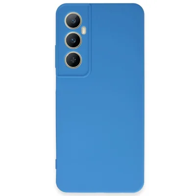 BUĞZ Realme C65 Kılıf First Silikon - Mavi