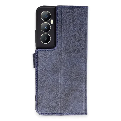 BUĞZ Realme C65 Kılıf Trend S Plus Kapaklı Kılıf - Lacivert