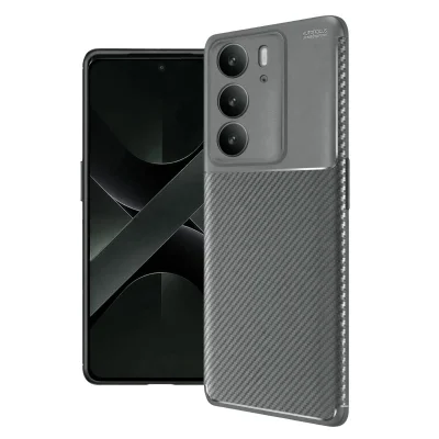 BUĞZ Realme C75 4g Auto Focus Karbon Kapak - Gri