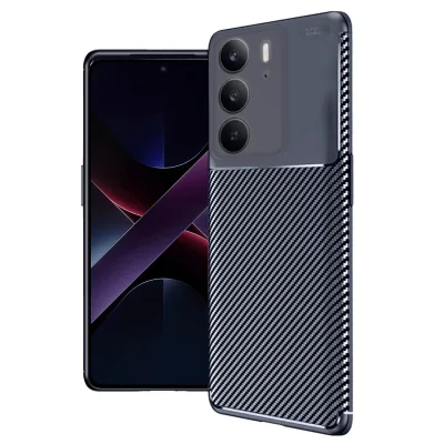 BUĞZ Realme C75 4g Auto Focus Karbon Kapak - Lacivert