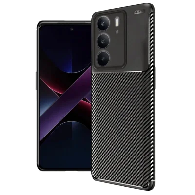 BUĞZ Realme C75 4g Auto Focus Karbon Kapak - Siyah