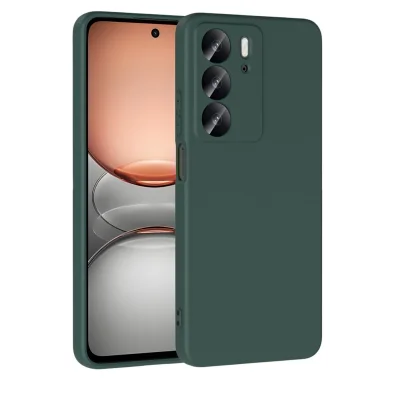 BUĞZ Realme C75 4g First Silikon - Koyu Yeşil