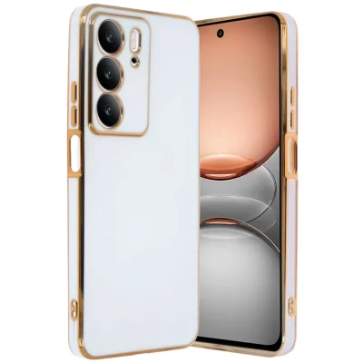 BUĞZ Realme C75 4g Kılıf Volet Silikon - Beyaz