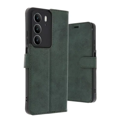 BUĞZ Realme C75 4g Trend S Plus Kapaklı Kılıf - Koyu Yeşil