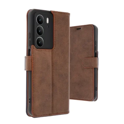 BUĞZ Realme C75 4g Trend S Plus Kapaklı Kılıf - Taba