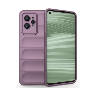 BUĞZ Realme Gt2 Pro 5g Kılıf Optimum Silikon - Mor