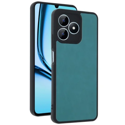 BUĞZ Realme Note 50 4g Kılıf Aras Deri Kapak - Açık Yeşil