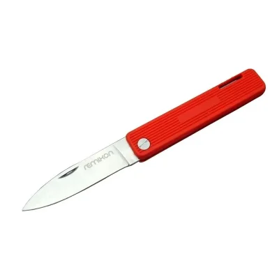 BUĞZ Remixon K200red Kamp / Bahçe Çakı Kırmızı 18 Cm - Manuel, Plastik Sap