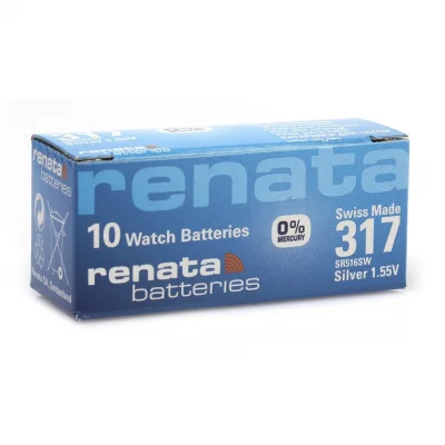 BUĞZ Renata 317 Sr516sw 1.55v Alkalin Saat Pili 10 Adet