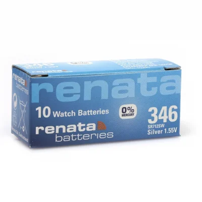 BUĞZ Renata 346 Sr712sw 1.55v Alkalin Saat Pili 10 Adet