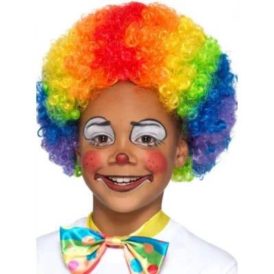 BUĞZ Rengarenk Kıvırcık Afro Peruk Bonus Saç